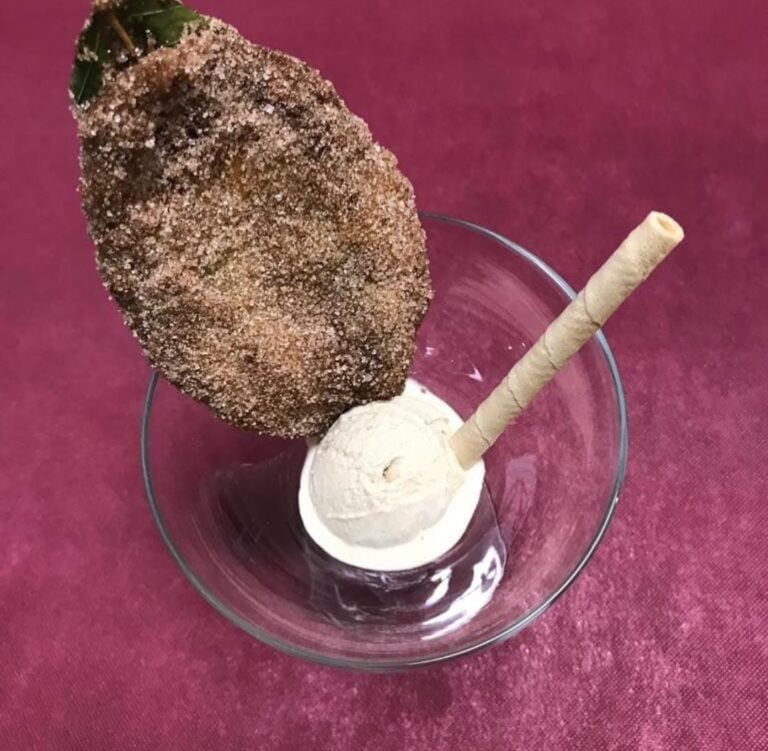 paparajote murciano en copa de helado